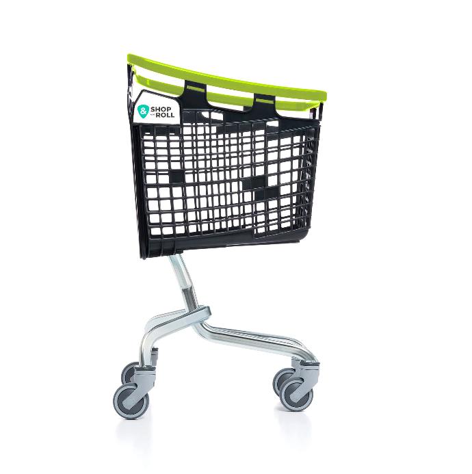 Plastic Loop Trolley with Coin Lock System (100 LT, GREEN)